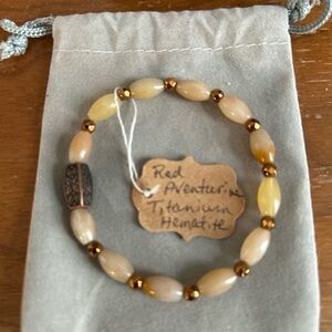 Adventurine and Hematite Bracelet